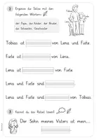 Vorschau - Arbeitsblätter - Familienmitglieder und Verwandte - AB und Tafelmaterial - Seite 3
