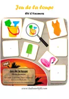 Aperçu - Apprentissages en autonomie - Jeu de la loupe - Eté et Vacances - Page de couverture