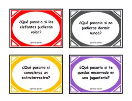 Vista previa - Juegos / Gamificación - Juego y Tarjetario ¿QUE PASARÍA SI? - página 3