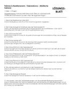 Vorschau - Arbeitsblätter - 1 Video - 10 Fragen: Toleranz & Reaktionsnorm – Toleranzkurve – Abiotische Faktoren - Seite 1