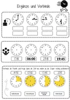 Vorschau - Arbeitsblätter - Uhr Lesen Klasse 1-3 - Seite 3