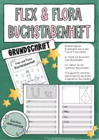 Vorschau - Arbeitsblätter - Buchstabenheft - passend zu Flex und Flora (Grundschrift) - Deckblatt
