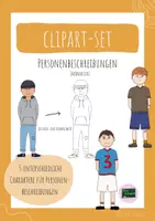 Vorschau - selbst erstellte Cliparts/Grafiken - Cliparts für Personenbeschreibungen (männlich) - Deckblatt