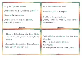 Vorschau - Aufgabenkarten - Witze / Witzekartei zum Vorlesen - Seite 3