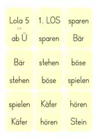 Vorschau - Spiele - Lesespiel passend zu Einsterns Schwester 5. Lola-Heft ab Ü - Seite 1