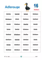 Vorschau - Unterrichtsreihen - LESE-TRAINING . Adlerauge 15-21 - Wörter bis zum Ende lesen lernen - Seite 3
