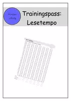 Vorschau - Arbeitsblätter - Trainingspass_Lesen - Deckblatt