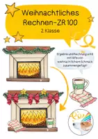 Vorschau - Fördermaterial/Inklusion - Rechen-Kamine Klasse 2 - ZR 100 - ZÜ mit Einern - Deckblatt