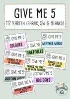 Vorschau - Spiele - WARM UP - Give me 5 - 104 Karten (in Farbe, SW + Blanko) - Deckblatt