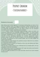 Vorschau - Arbeitsblätter - Stationenarbeit - Prophet Ibrahim - Seite 1
