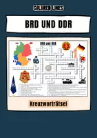 Vorschau - Arbeitsblätter - BRD und DDR (Kreuzworträtsel) - Deckblatt