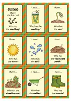 Vista previa - Juegos / Gamificación - Gardening: I have... Who has...? // juego de vocabulario (inglés) - página 2