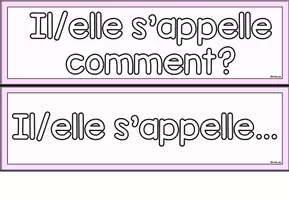 Vorschau - Präsentationen/Tafelbilder - Tafelmaterial: Bonjour! (Erste Dialoge/Anfangsunterricht) - Seite 3