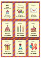 Vista previa - Juegos / Gamificación - Party: I have... Who has...? // juego de vocabulario (inglés) - página 2