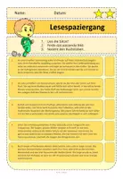 Vorschau - Arbeitsblätter - Lesespaziergang Sommerferien Klasse 1-3 - Seite 3
