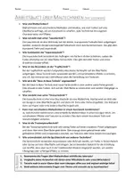 Vorschau - Arbeitsblätter - AB mit Fragen zum Thema "Maltechniken" + Lösungsblatt - Seite 1