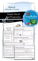 Vorschau - Arbeitsblätter - Simple Past & Past Progressive: Flipbook - Deckblatt