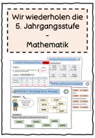 Vorschau - Arbeitsblätter - Wachsendes Materialpaket Klasse 6 (Mathe) - Deckblatt