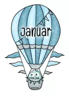 Vorschau - Präsentationen/Tafelbilder - Knuffiger Klassenkalender in 3 Sprachen (DE, FR&LUX) mit AB für Klassengeburtstage - Seite 3