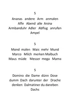 Vorschau - Arbeitsblätter - Wanderdiktat Buchstaben Aa Bb Dd Kk Mm Oo - Deckblatt