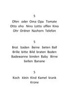 Vorschau - Arbeitsblätter - Wanderdiktat Buchstaben Aa Bb Dd Kk Mm Oo - Seite 1