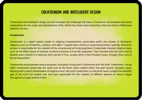 Vorschau - Aufgabenkarten - Evolutionary Theory or Genesis - Should Creationism and Intelligent Design Be Taught at Schools? (Panel Discussion / Role Play / Talkshow / Q1 Q2) - Seite 1