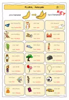 Vorschau - Arbeitsblätter - singular and plural - Worksheet 1 - Seite 3