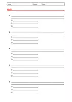 Vorschau - Arbeitsblätter - Vorlage Quiz Multiple-Coice - Seite 2