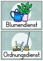 Vorschau - Poster - Klassendienste Grundschule – Ämterplan & Schilder (Klasse 1–4) | Classroom Management, Klassenorganisation, Dienste - Seite 3