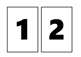 Vorschau - Bildkarten - Numbers 1-25 - flashcards - Deckblatt