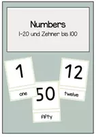 Vorschau - Bildkarten - Numbers 1-20 und Zehner bis 100 - Deckblatt