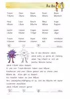 Vorschau - Arbeitsblätter - Leseblätter Karibu Äu-ie: Buchstaben, Silben, Wörter, Sätze - Seite 2