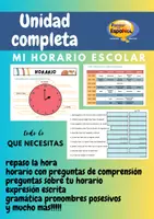 Vorschau - Stundenentwürfe - Mi horario en el instituto - Deckblatt