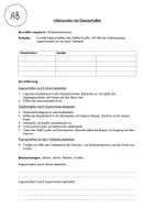 Vorschau - Arbeitsblätter - Untersuchen von Eigenschaften - Experiment und Protokoll - Seite 2