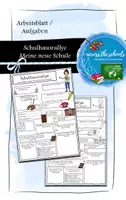 Vorschau - Anderer Materialtyp - Schulhausrallye: Meine neue Schule - Deckblatt
