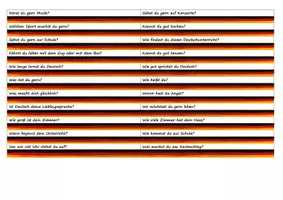 Vorschau - Anderer Materialtyp - Warm - up Fragen - Deckblatt