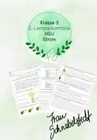 Vorschau - Test - Lernzielkontrolle Strom - Deckblatt
