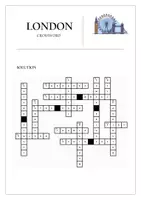 Vorschau - Arbeitsblätter - London Crossword - Seite 1