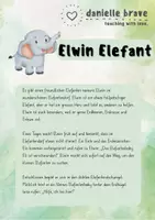 Vorschau - Arbeitsblätter - Buchstabe E - Geschichte zum Einstieg - Schreibübung - Bildkarten - Basisschrift - Seite 1