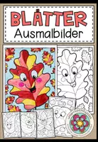 Vorschau - Mal- und Bastelvorlagen - LUSTIGE BLÄTTER - Ausmalbilder - Deckblatt