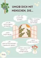 Vorschau - Poster - Poster Positive Vibes Mindset Stressbewältigung A3 A4 - Seite 2