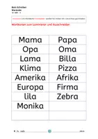 Vorschau - Fördermaterial/Inklusion - - er oder - a am Schluss ( Liste zum Ansagen) - Seite 3