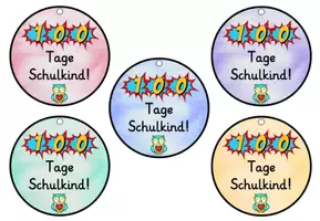 Vorschau - Mal- und Bastelvorlagen - 100 Tage Schulkind - für deine Eulenklasse - Seite 3