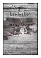 Vorschau - Stundenentwürfe - Vorgangsbeschreibung - Anleitung, Übungen, Checkliste - Deckblatt