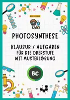 Vorschau - Arbeitsblätter - Photosynthese - Klausur / Aufgaben mit Musterlösung - Deckblatt
