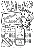 Vorschau - Arbeitsblätter - Klassentier Materialpaket "Biene" / Bienenklasse (inkl. Clipart!) - Seite 3