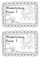 Vorschau - Arbeitsblätter - Ferienheft Sommer | Übungsheft Sommer | Fit für Klasse 2 | Wiederholung Mathe Klasse 1 - Seite 3