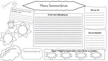 Vorschau - Arbeitsblätter - Materialpaket Vor- und Nachbereitung der Sommerferien - Seite 3