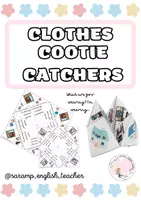 Vista previa - Juegos / Gamificación - CLOTHES COOTIE CATCHER - Portada