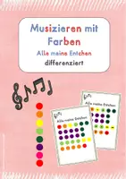 Vorschau - Stundenentwürfe - Musik mit Farben "Alle meine Entchen" (Boomwhackers) - Deckblatt
